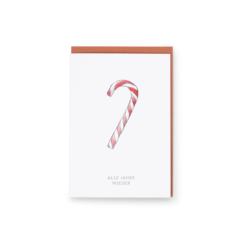 Produktbild Klassische Weihnachten A6 - Zuckerstange