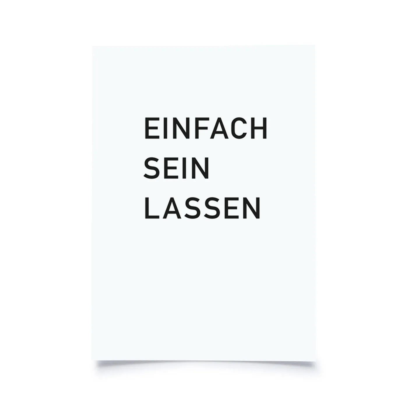 Produktbild Einfach sein lassen