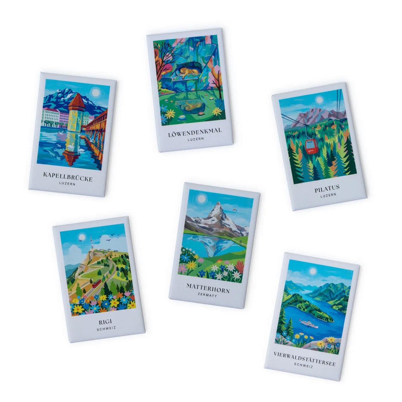 Produktbild-Magnet Malerische Schweiz – Matterhorn
