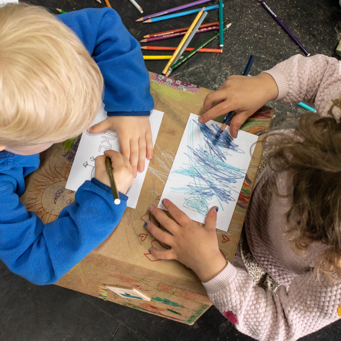 Produktbild-Auf Vorrat - Danke Ausmalen Kinder