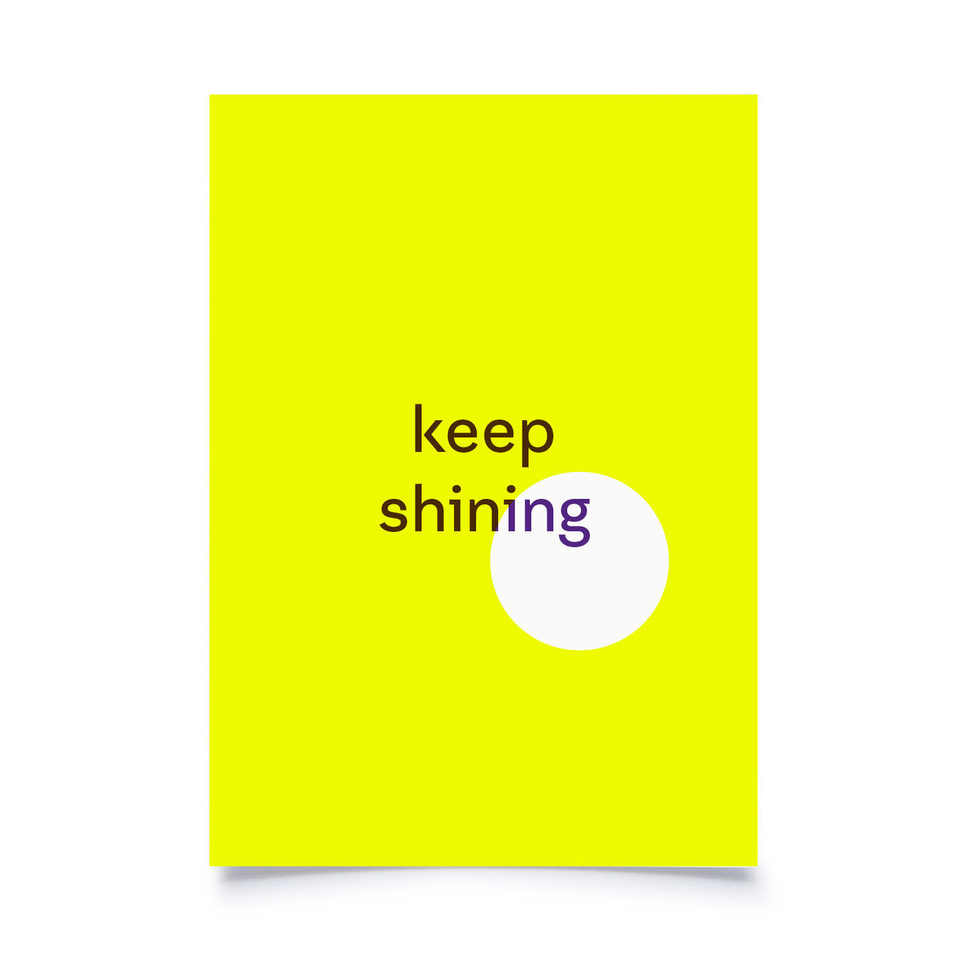 Produktbild Print Heller - Keep shining
