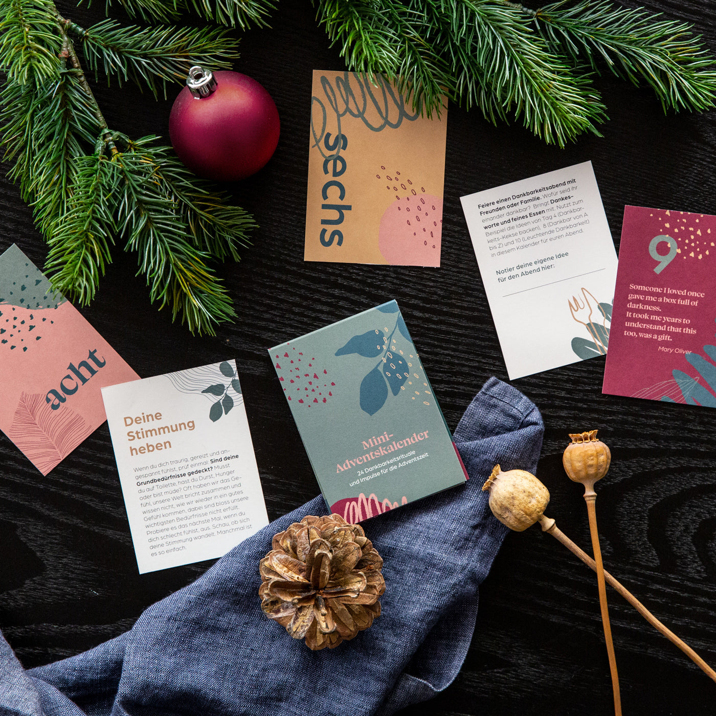 Produktbild-Mini-Adventskalender Dankbarkeit