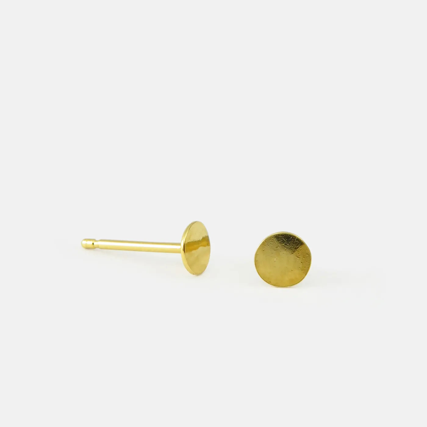 Produktbild Ohrstecker Scheibe - gold