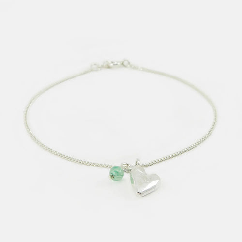 Produktbild Armband Herz - silber