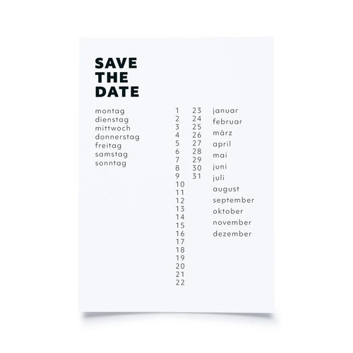Produktbild-Andrea Mettler - save the date