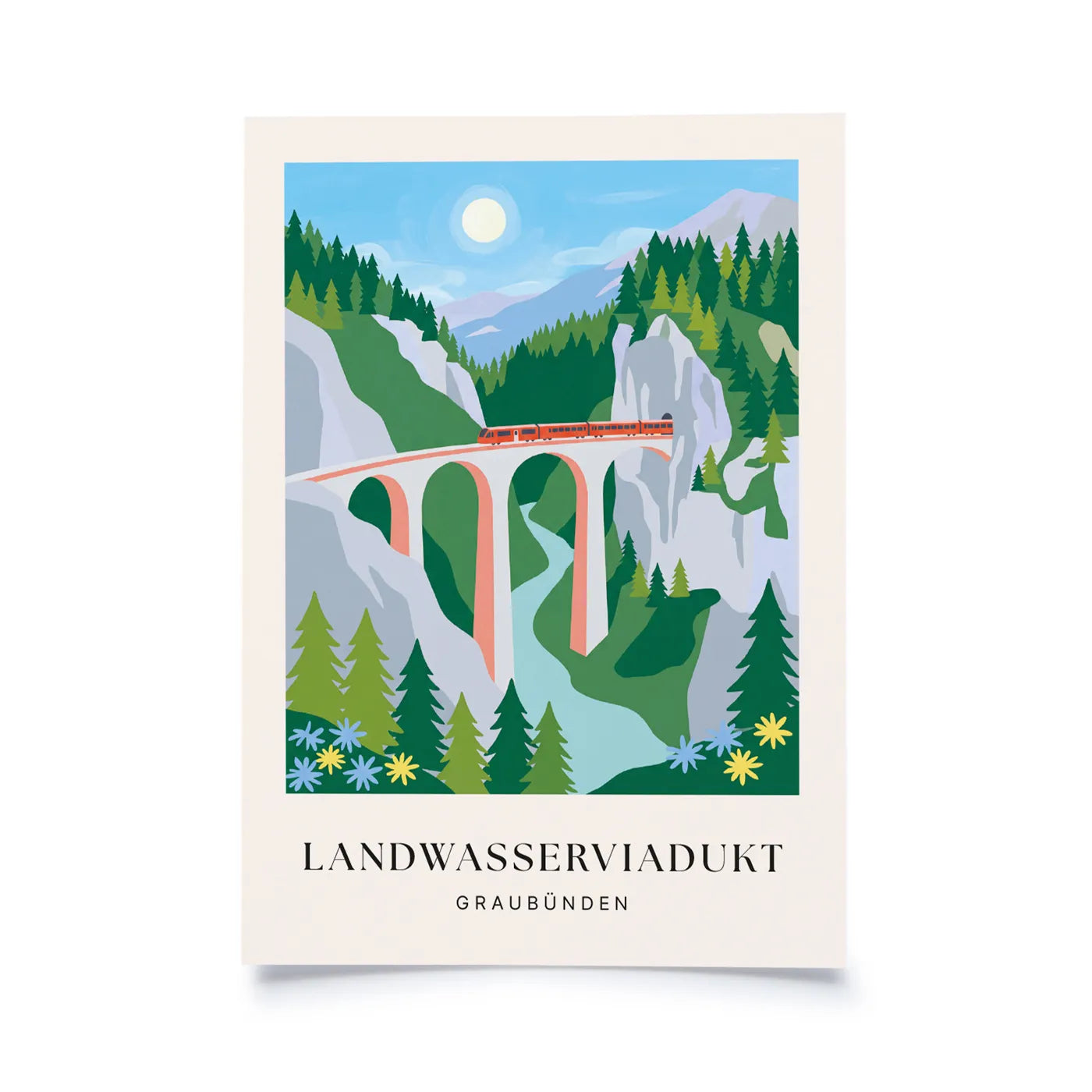 Produktbild-Malerische Schweiz - Landwasserviadukt