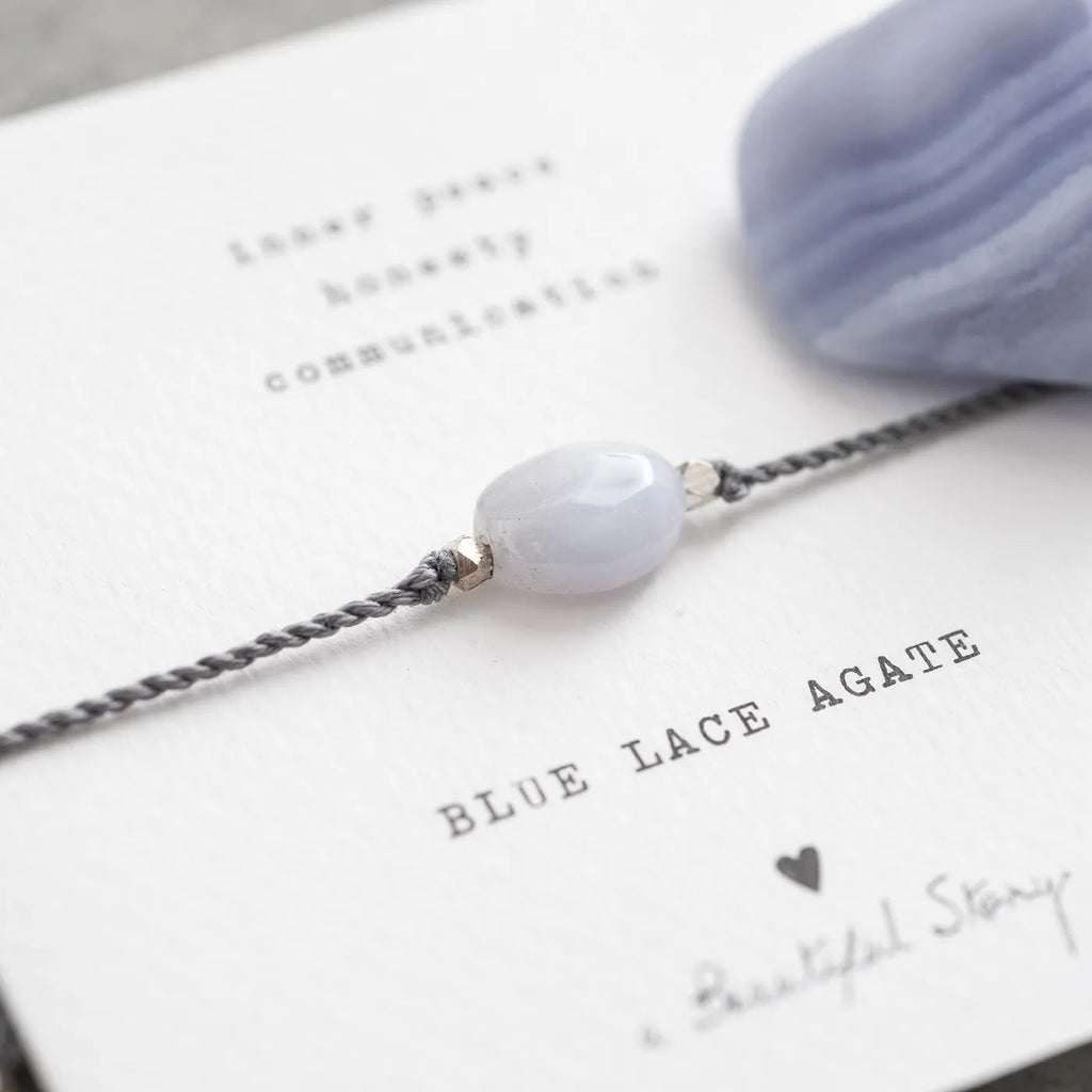 Produktbild-Armband Blauer Spitzenachat