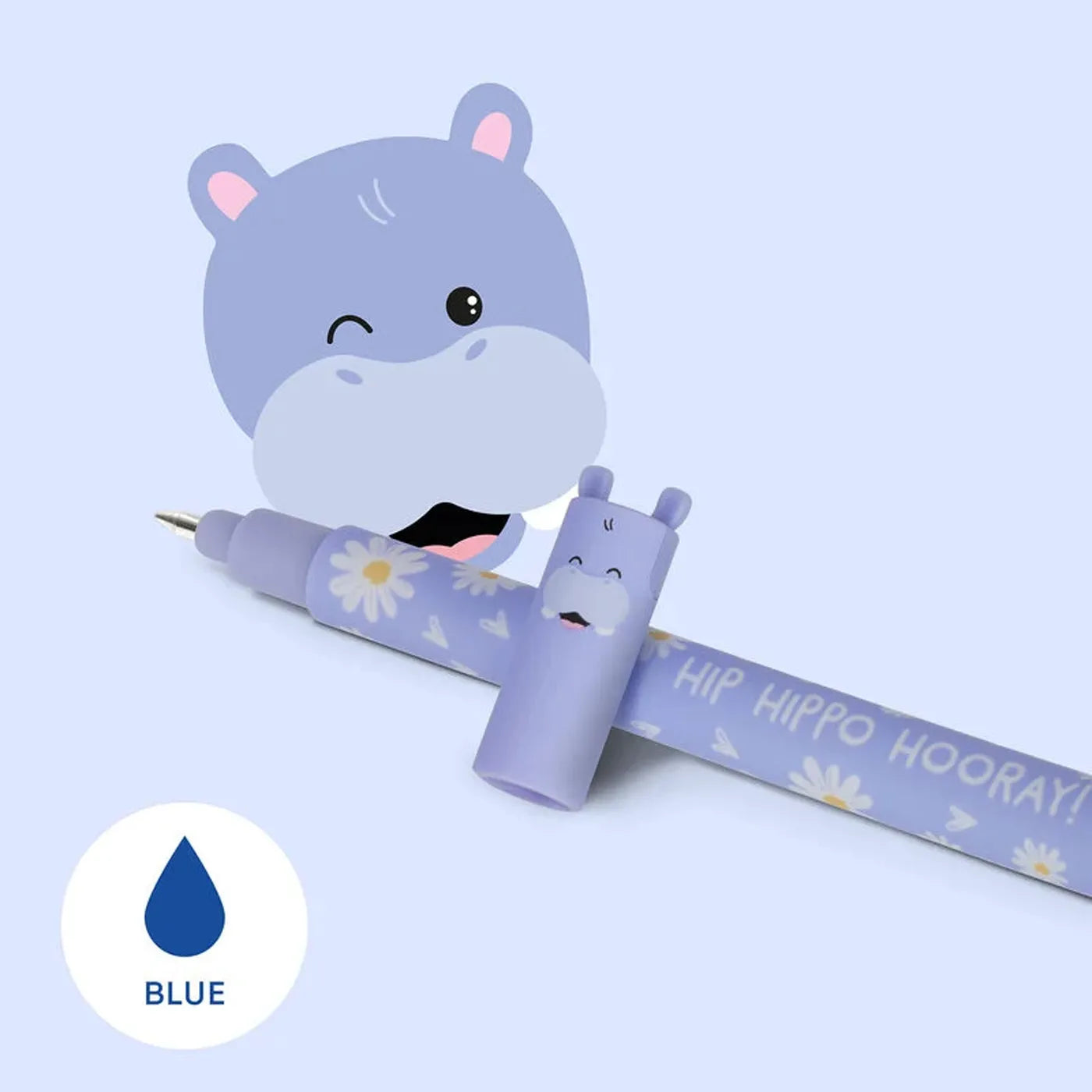 Produktbild-Gelstift - Hippo blau