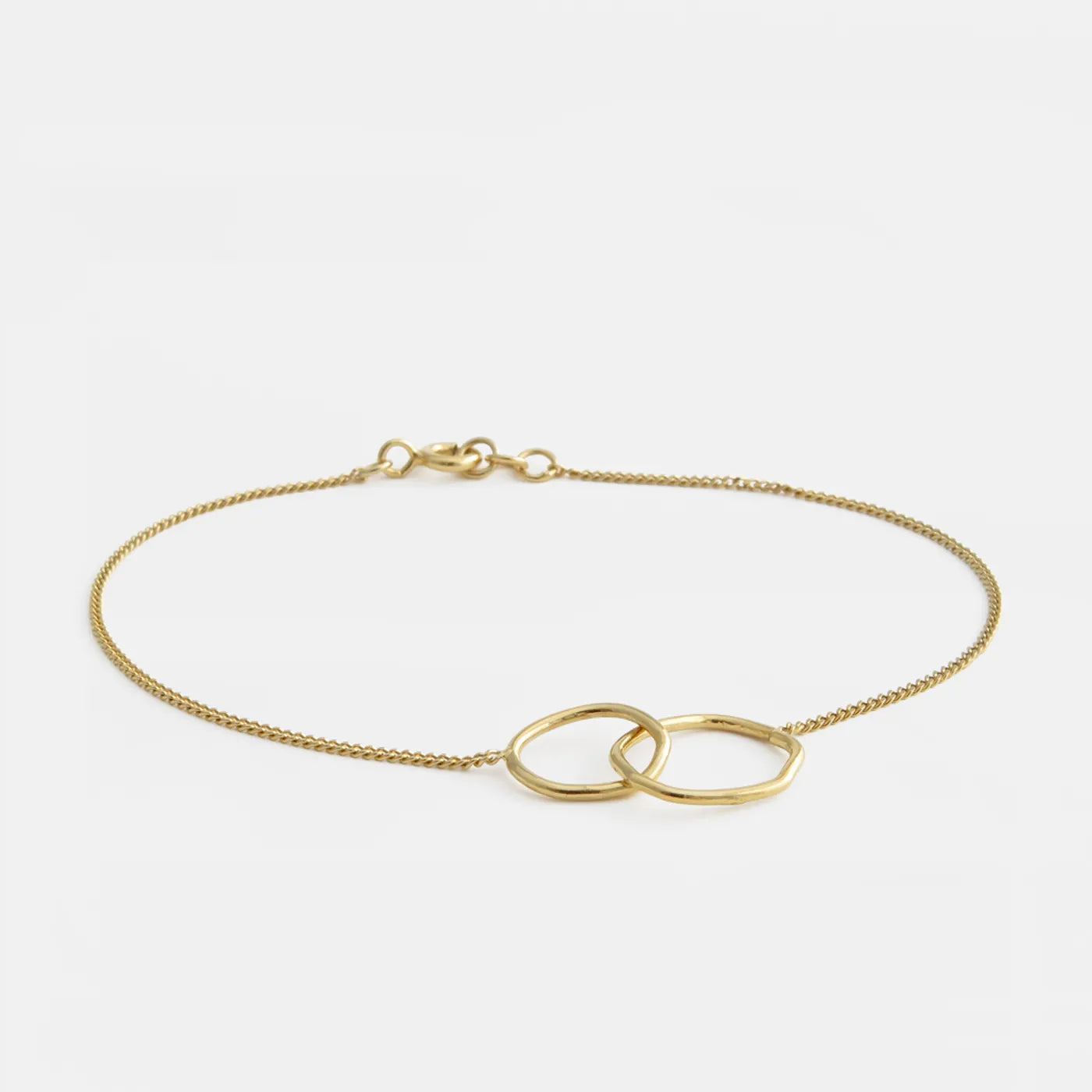 Produktbild-Armband doppelter Kreis - gold