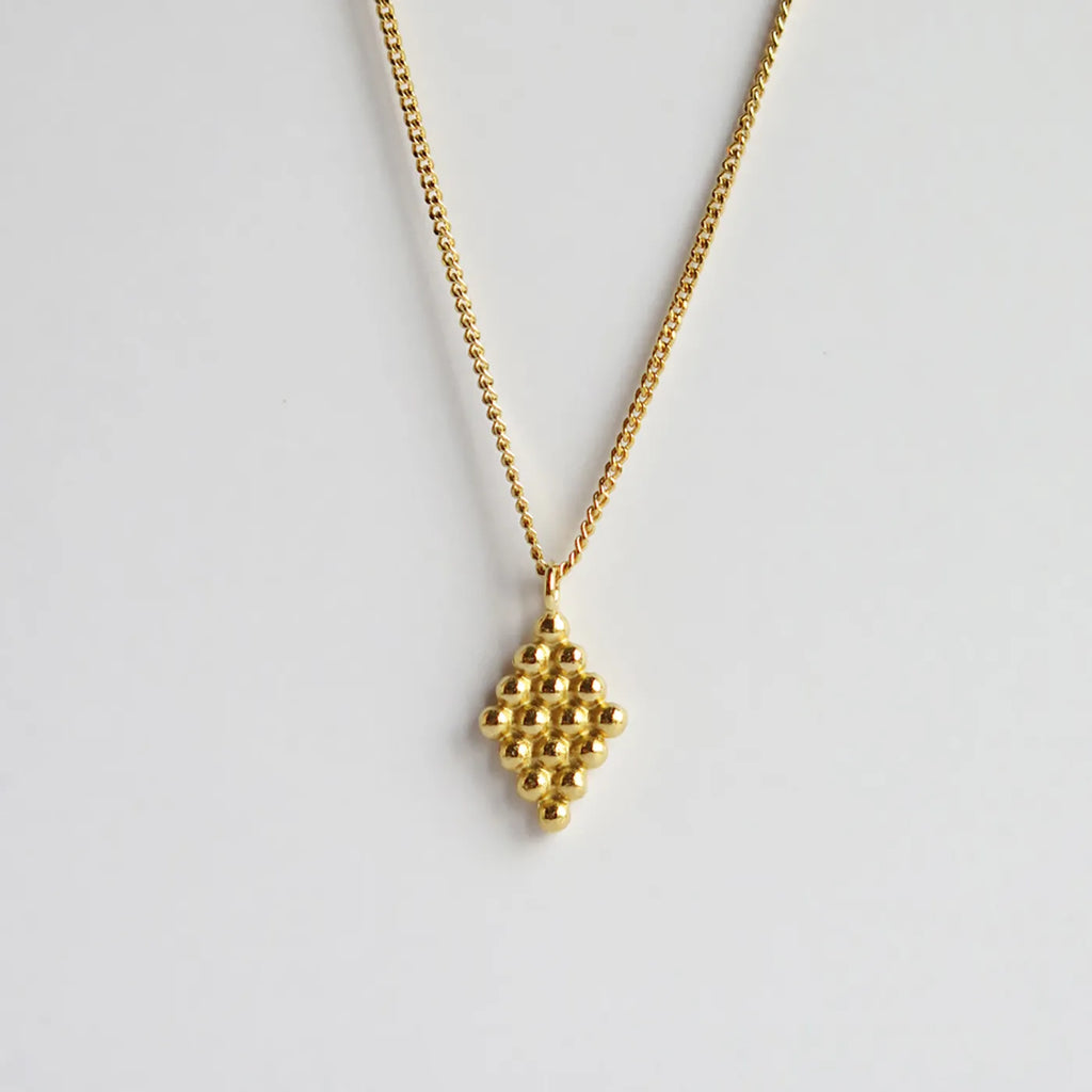 Produktbild-Halskette - Rhombus - gold