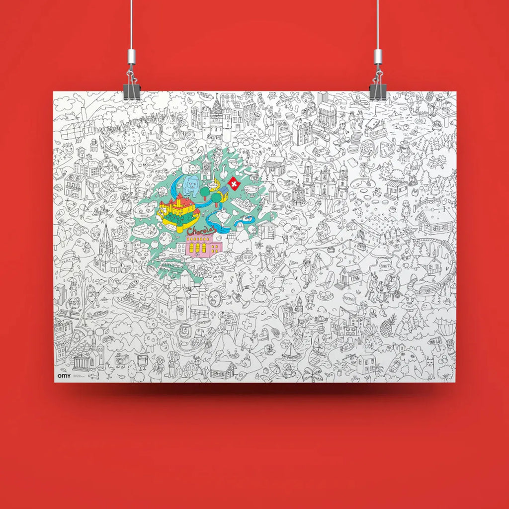 Produktbild-Riesenposter - Switzerland