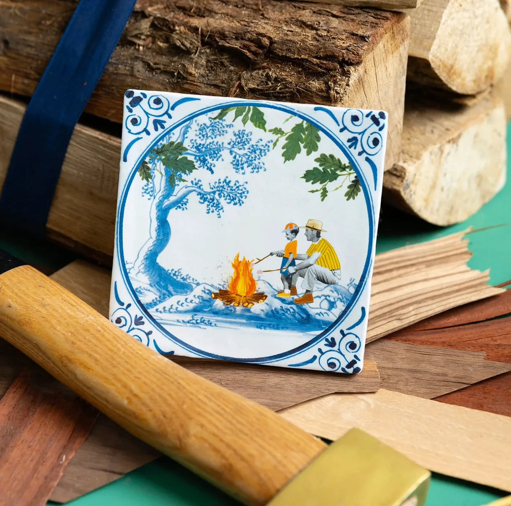 Produktbild-Tiles - Quality Time at the campfire