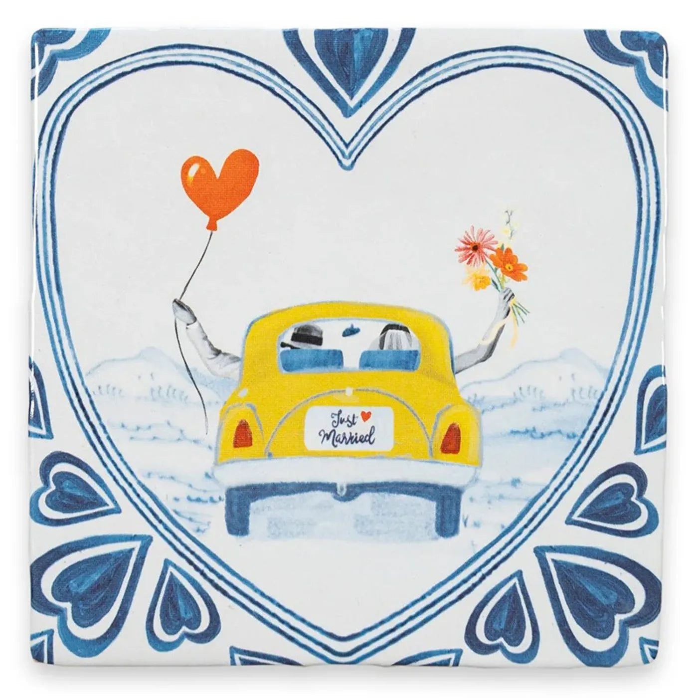 Produktbild-Tiles - Just married, off we go!