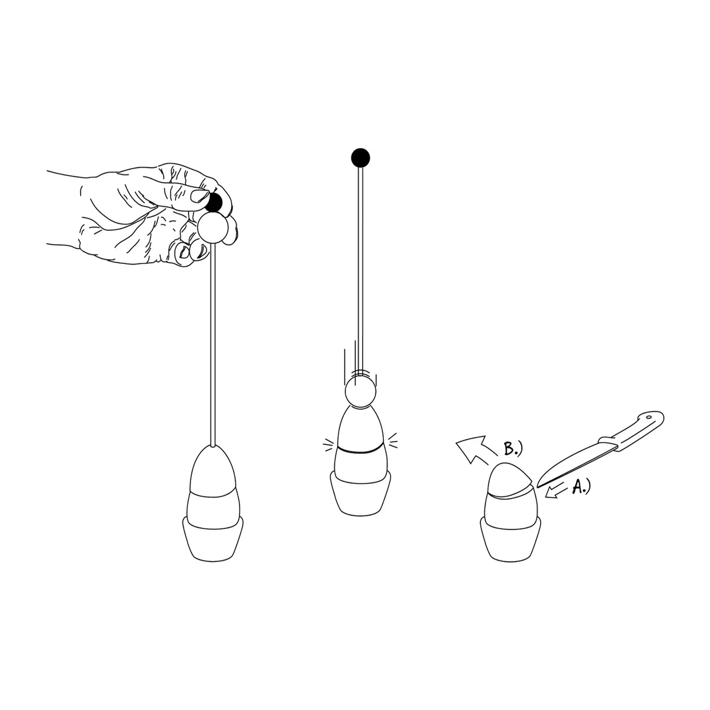 Produktbild-Clack - silber weiss