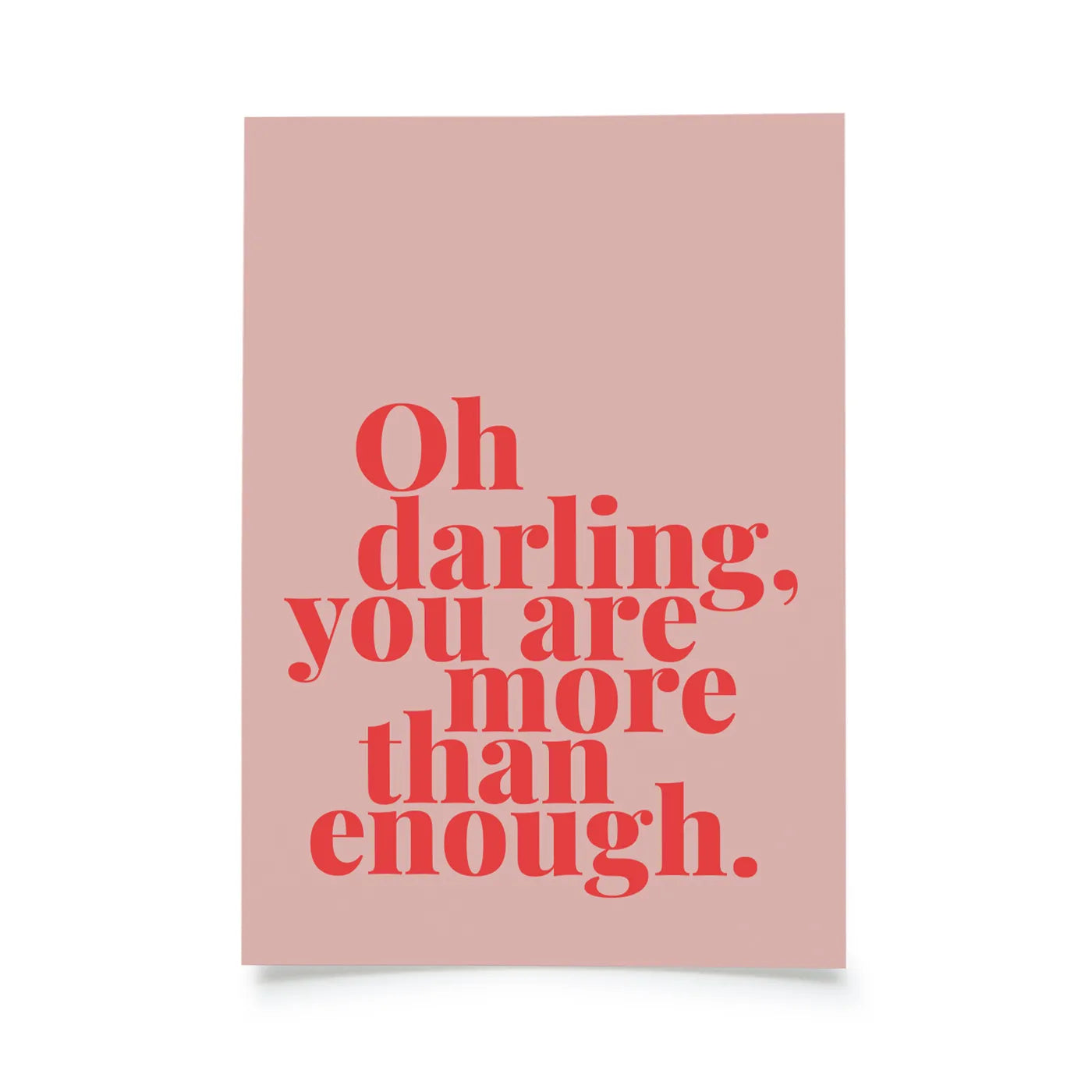 Produktbild Tadah - Oh darling, you are more than enough.