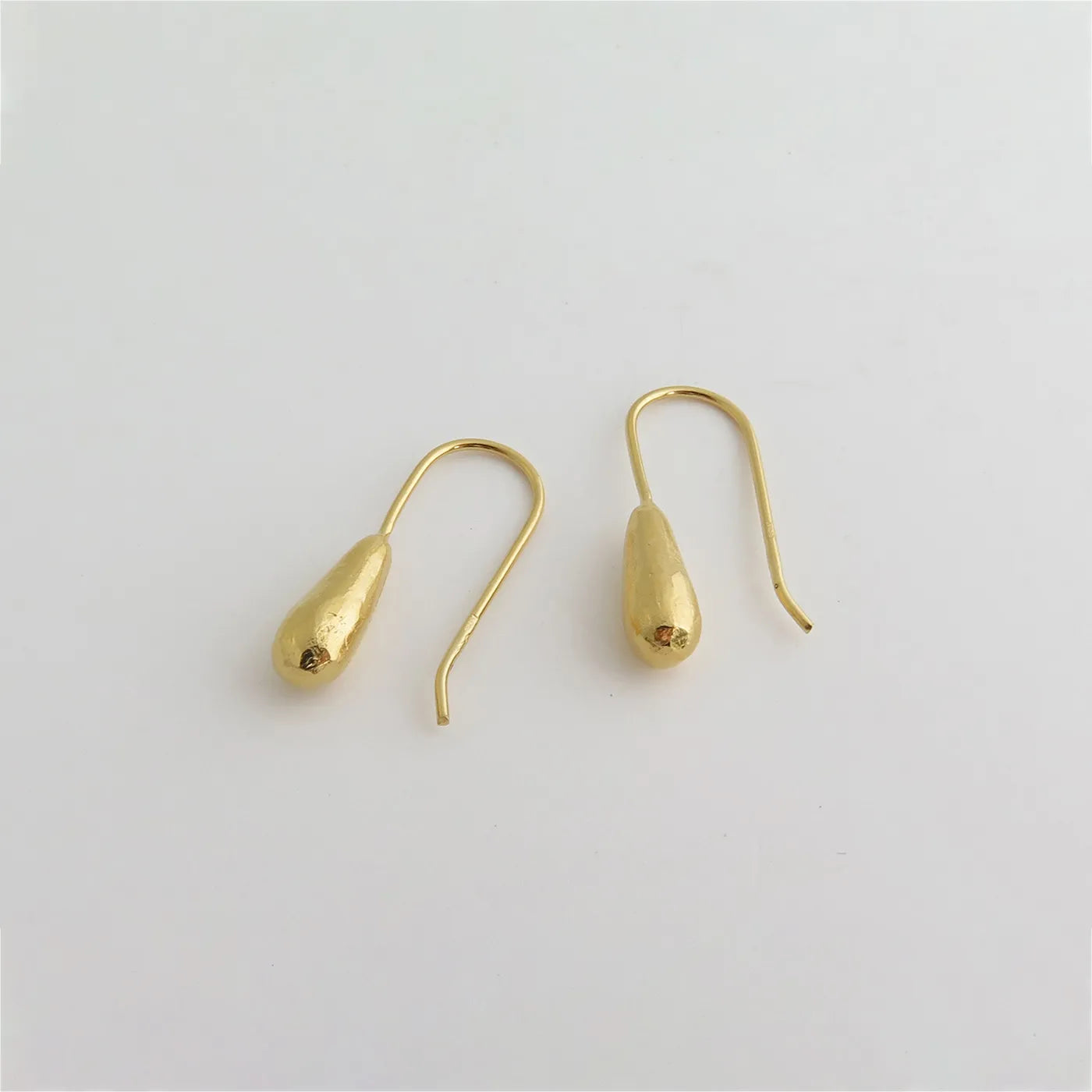 Ohrringe Tropfen Reifen - gold