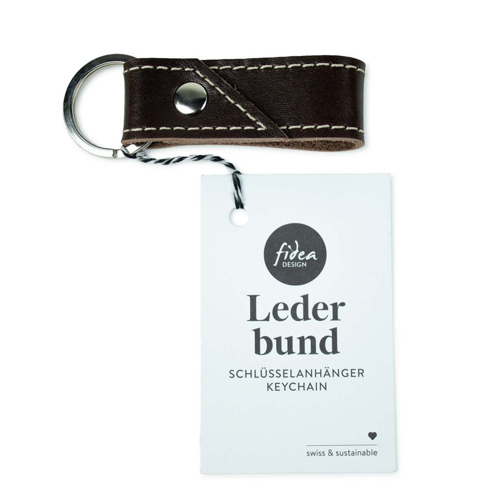Produktbild Lederbund - kurz - dunkelbraun