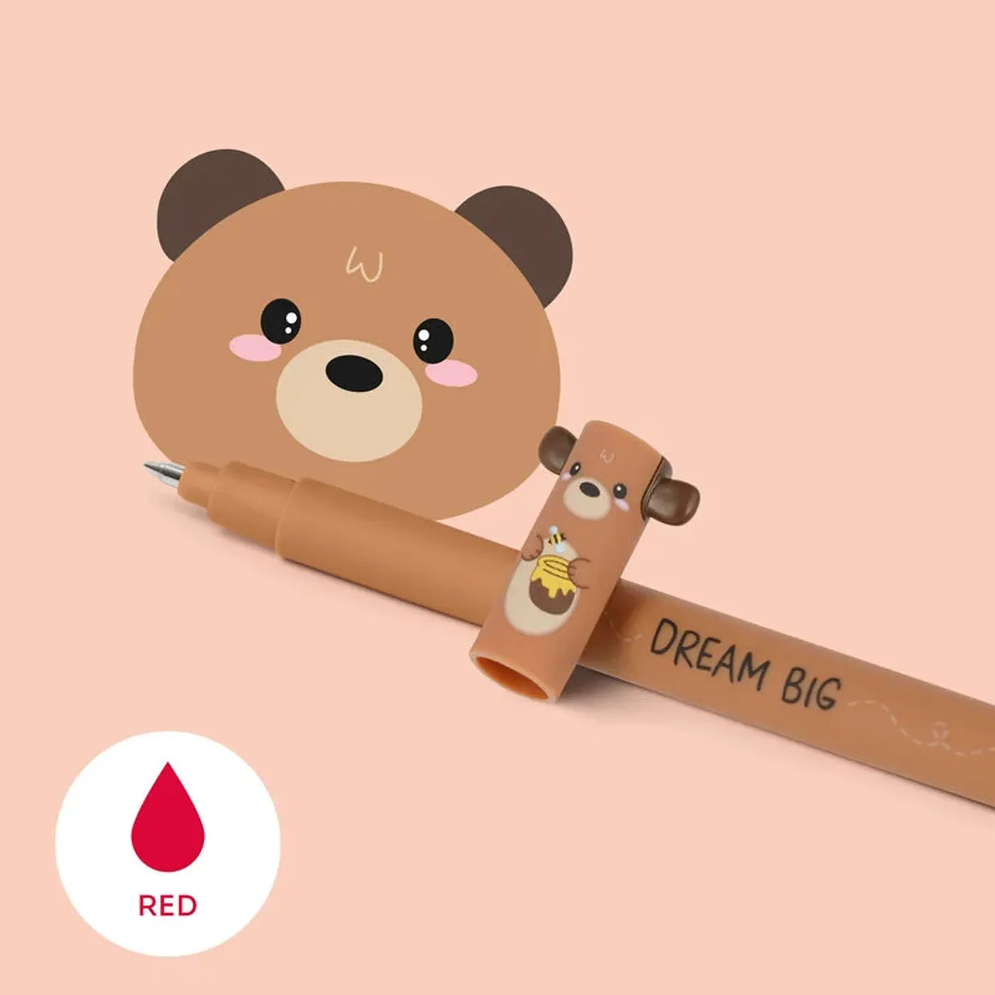 Produktbild Gelstift - Teddy Bear rot