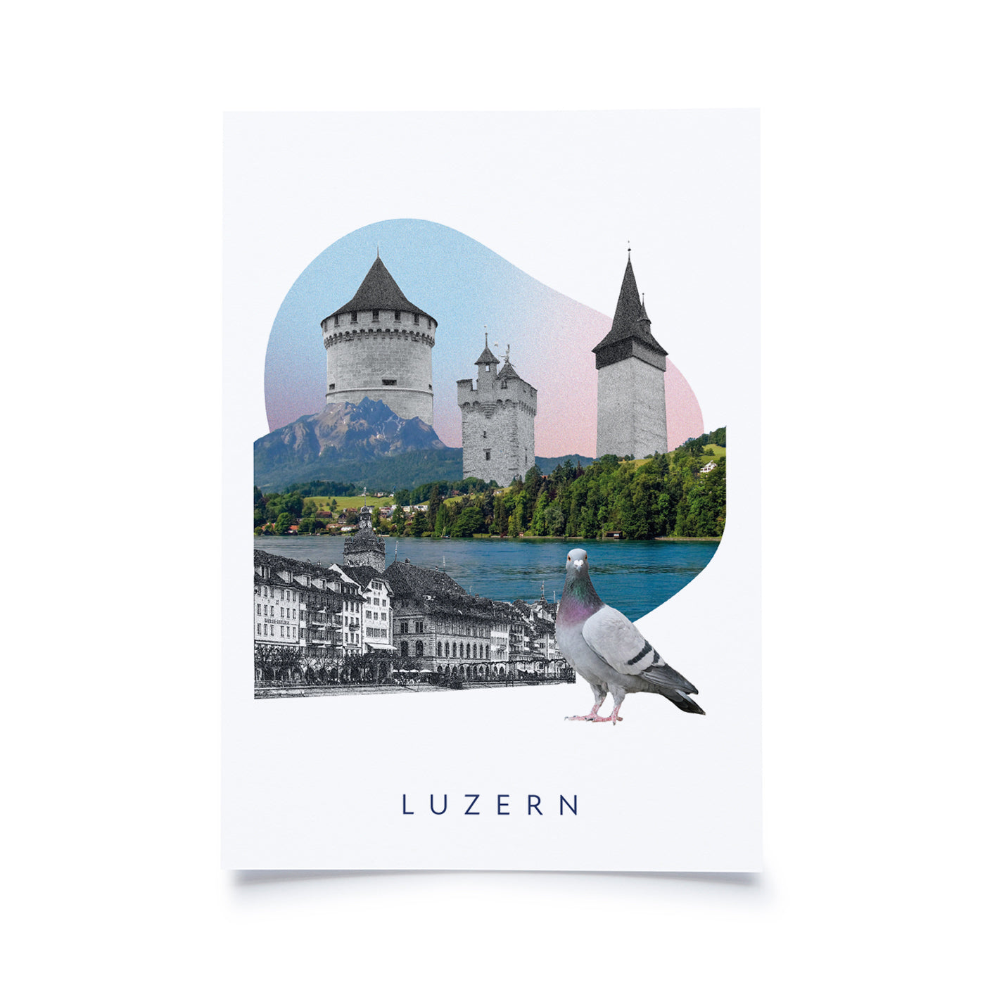Produktbild Collagen Luzern - Museggmauer
