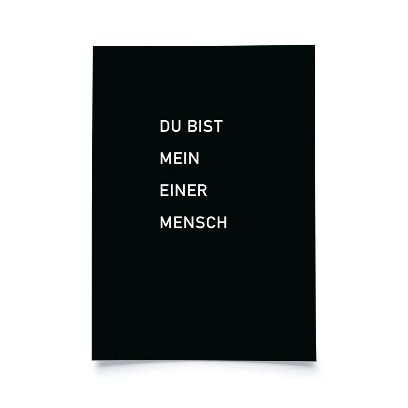 Produktbild Du bist mein einer Mensch
