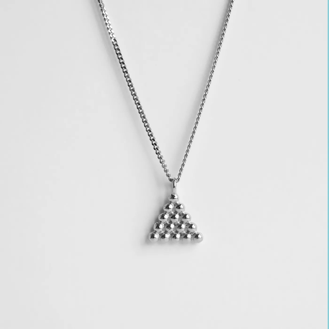Produktbild Halskette - Triangel - silber